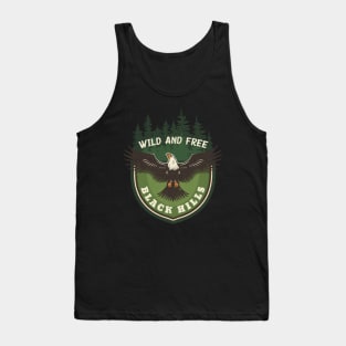 Black Hills South Dakota Eagle Wild and Free Tank Top